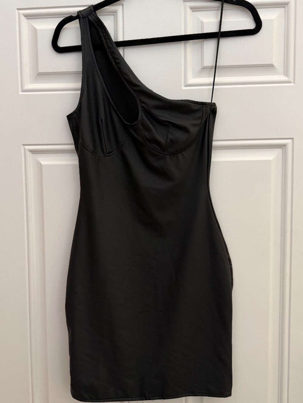 Leather Mini Dress